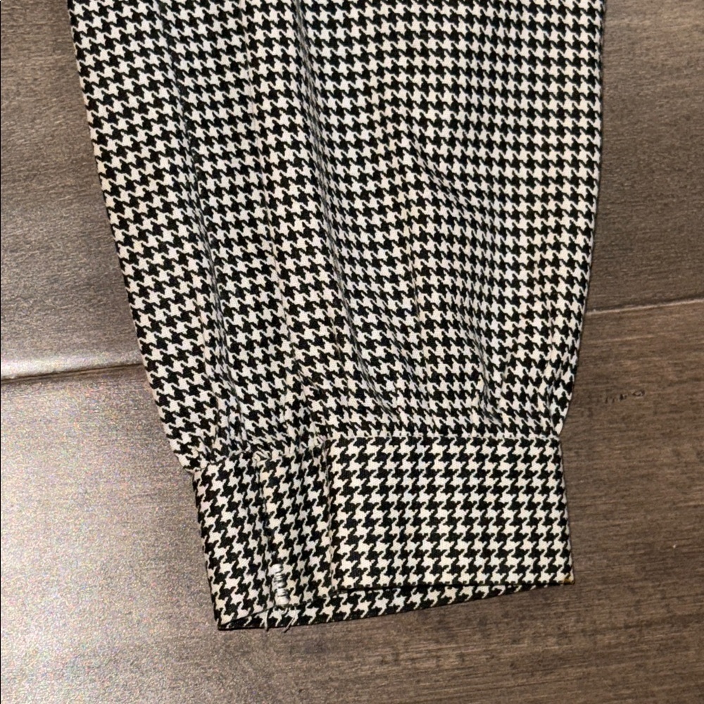 Diane Von Furstenberg Kids Vintage 80s Houndstooth Drop Waist Dress SZ 7 - Picture 4 of 7